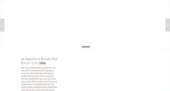 Desktop Screenshot of aperturebooks.com