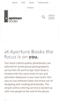 Mobile Screenshot of aperturebooks.com